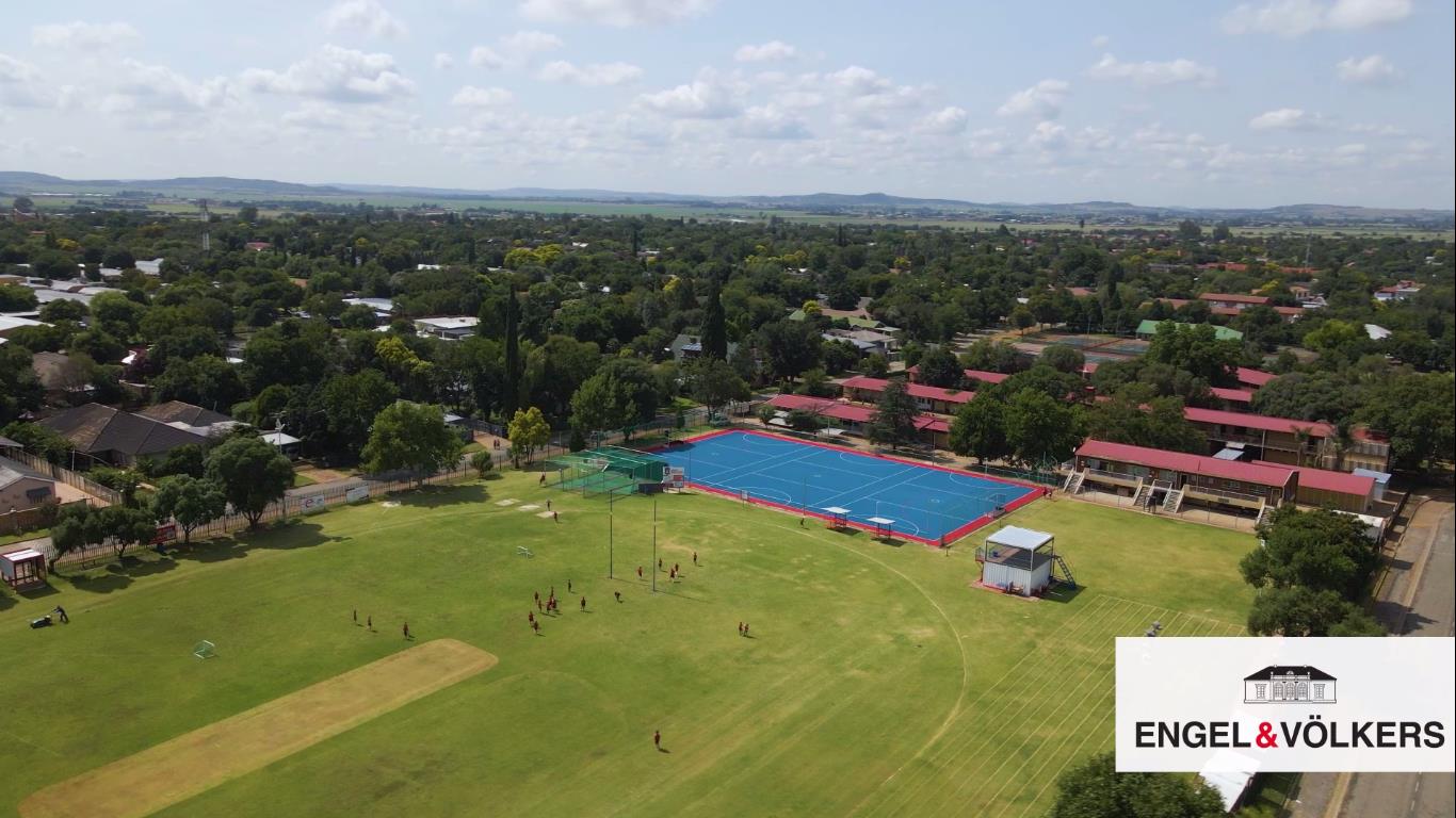 Balie Park Potchefstroom aerial view with sports fields  