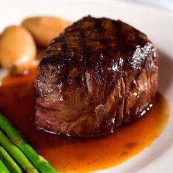 Springbokfilet met vye-roomsous