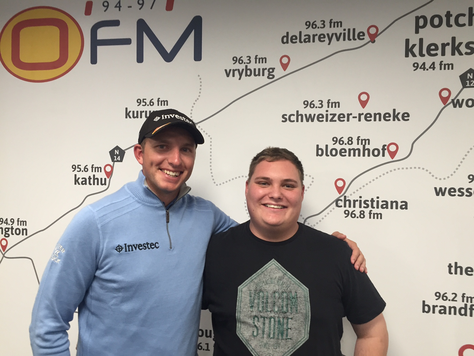 WR van der Merwe with Dean Burmester WR van der Merwe with Dean Burmester