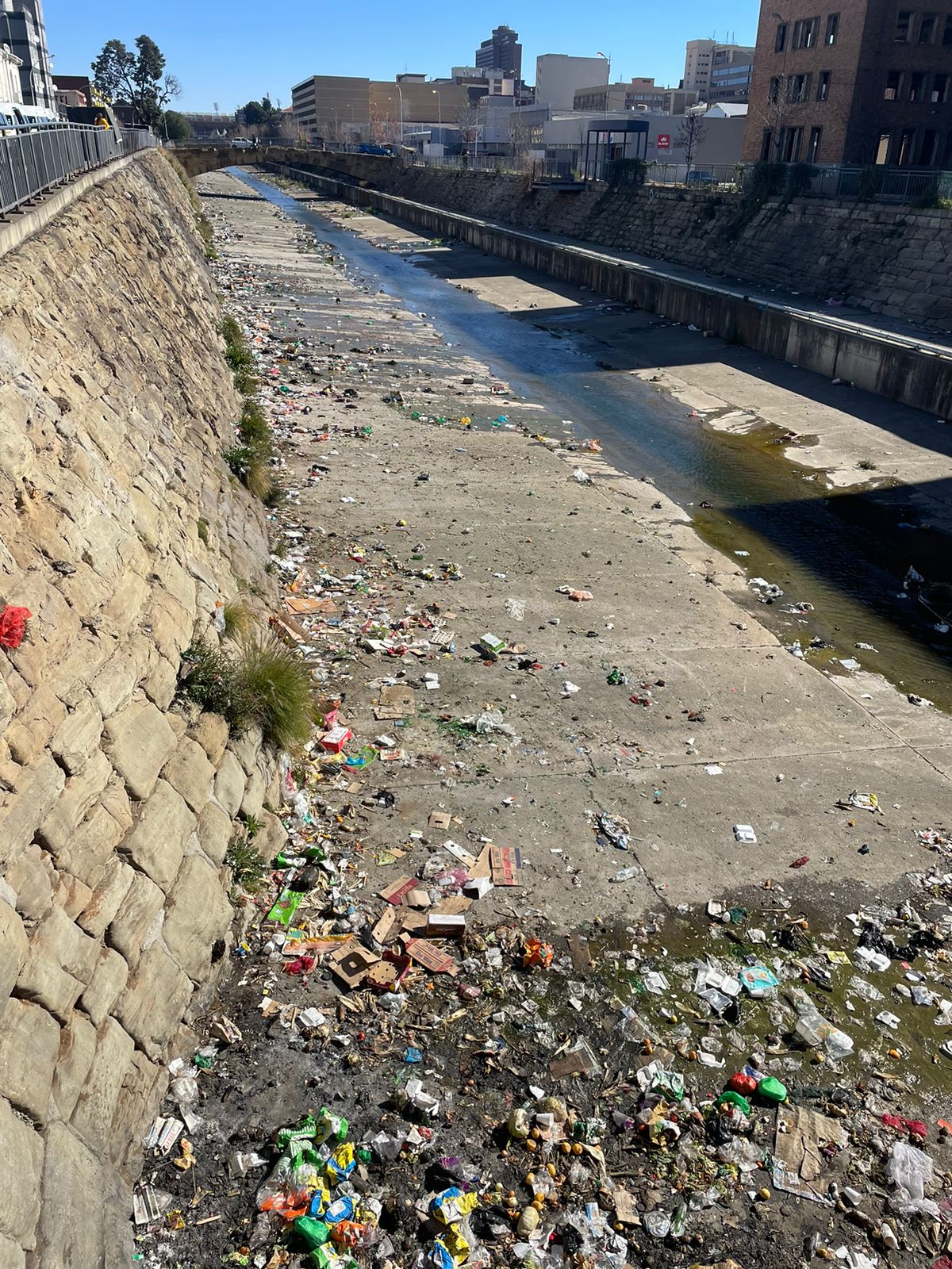The state of ceratin areas in Bloemfointein on a normal basis 