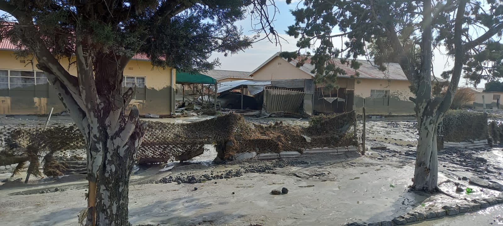 Picture showing of the houses affected by the #Jargesfontein flood on Sunday morning. Photos: supplied
