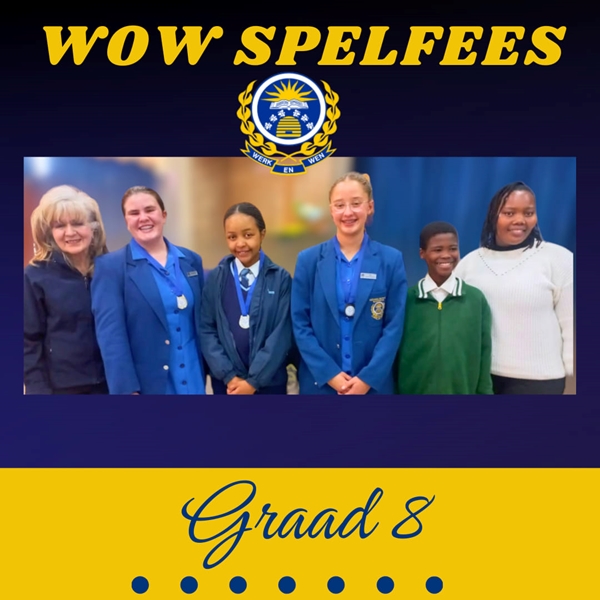 Trotse Tralie beste speller in gr. 8 in Suid-Afrika | News Article