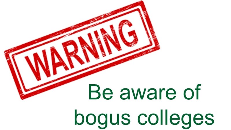 Prospective students warned of bogus colleges Prospective students warned of bogus colleges | News Article