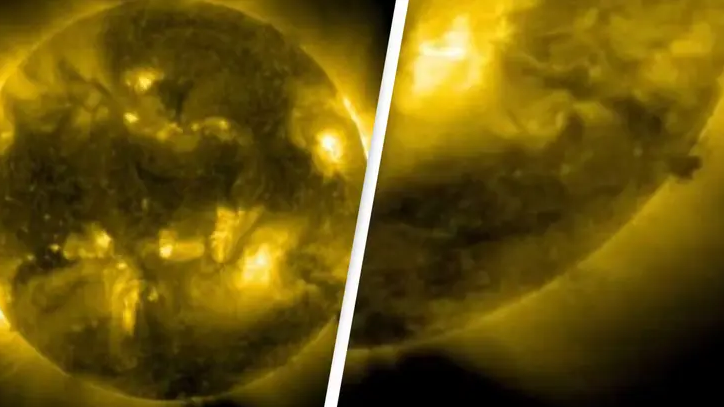 Conspiracy Corner - Mysterious black cube exits the sun | News Article