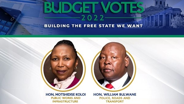 Free State Public Works to table budget Free State Public Works to table budget | News Article