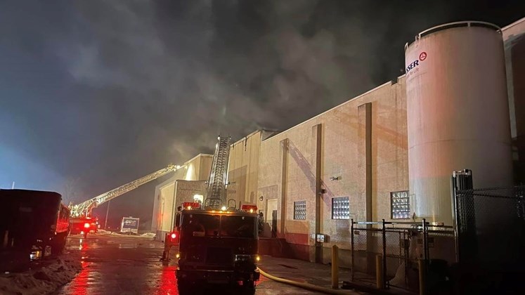 Butter fills historic canal after fire at Wisconsin dairy plant | News Article