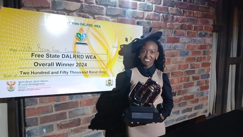 Free State’s Women Entrepreneur wants to plough back her prize Free State’s Women Entrepreneur wants to plough back her prize | News Article