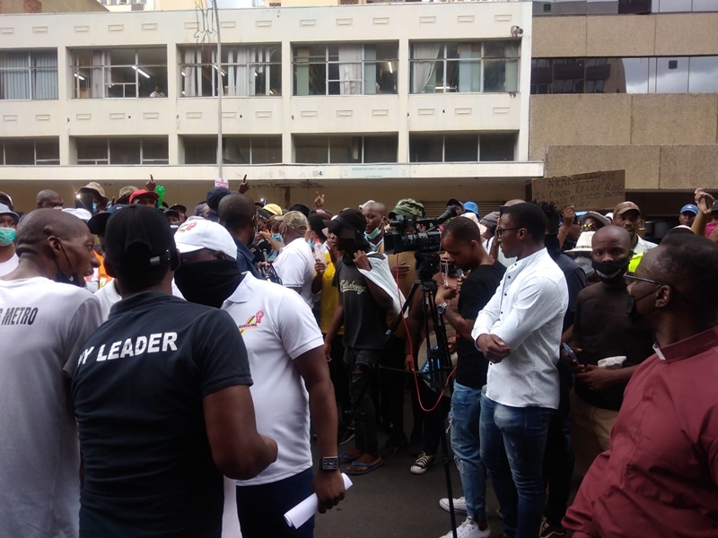 Mangaung pressure group hands over a memorandum to FS department | News Article