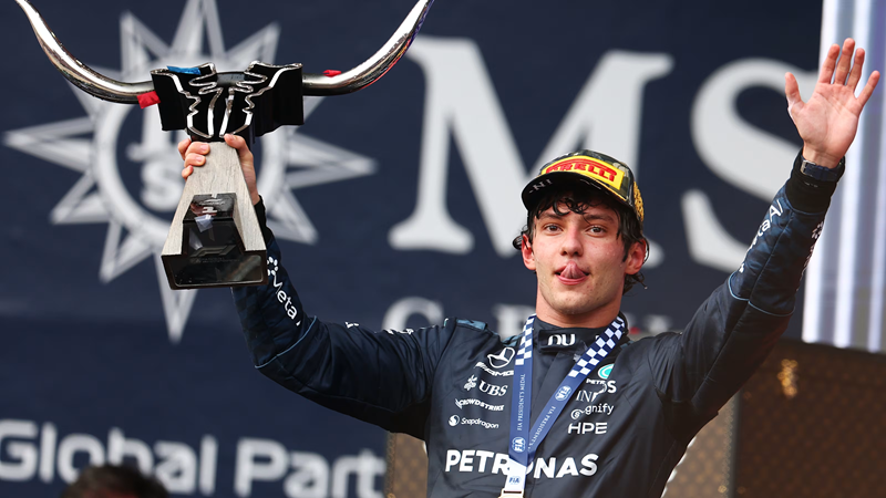 Antonelli dominates in Texas to close in on maiden F1 world title