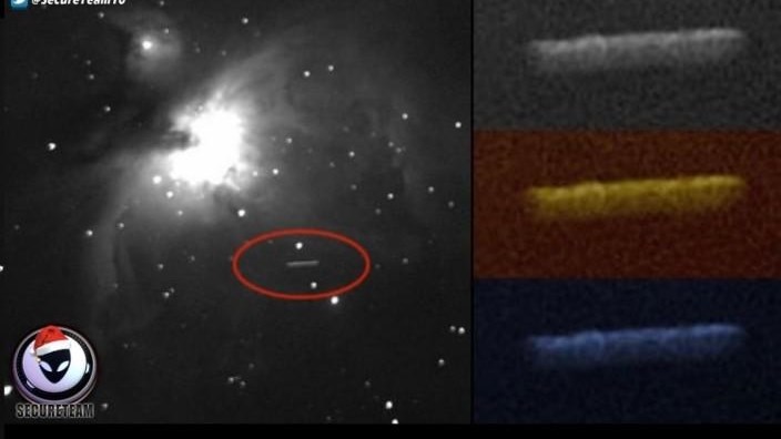 Conspiracy Corner - Cigar-shaped objects in Orion Nebula Conspiracy Corner - Cigar-shaped objects in Orion Nebula | News Article