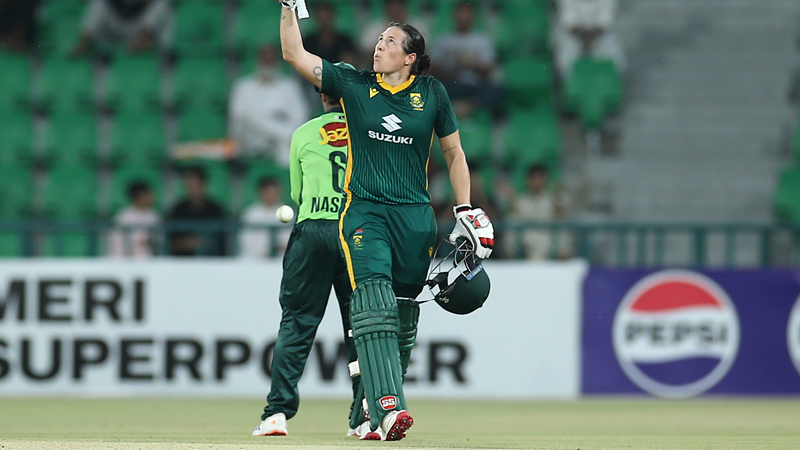 Brits’ unbeaten 171 powers Proteas Women to ODI series win in Lahore | News Article