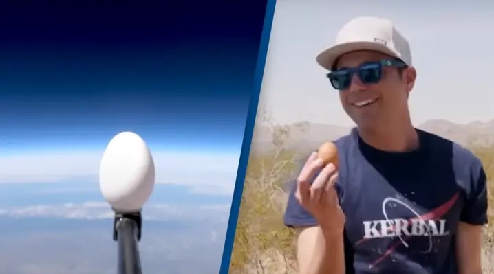 Weird Wide Web: Eier val uit die ruimte - sonder 'n krakie! | News Article