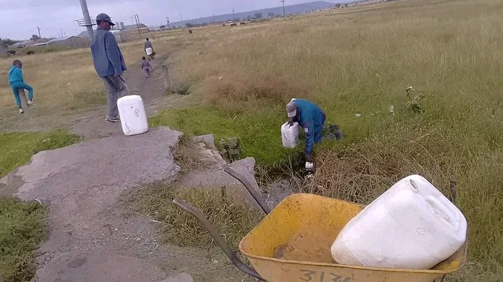 Residents of Free State town forced to fetch water from streams | News Article