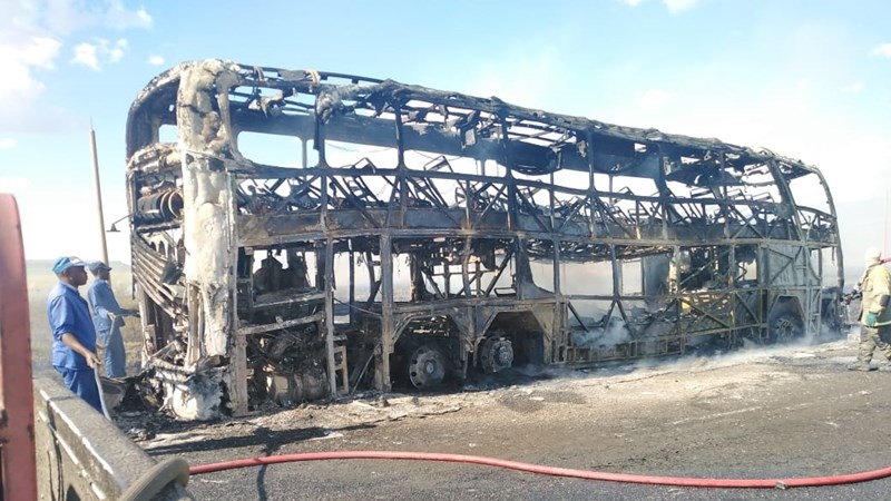 Breaking News: Bus on fire on N5 | News Article