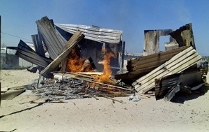 Bloemfontein father mourns death of two children in shack fire | News Article