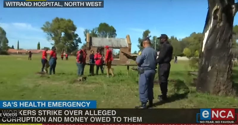 Shots fired at protesting Witrand Hospital staff | News Article
