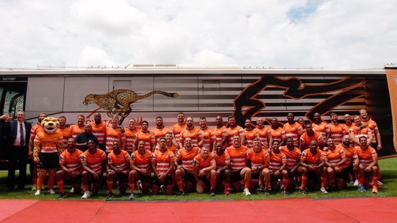 Toyota Cheetahs grateful for new bus Toyota Cheetahs grateful for new bus | News Article