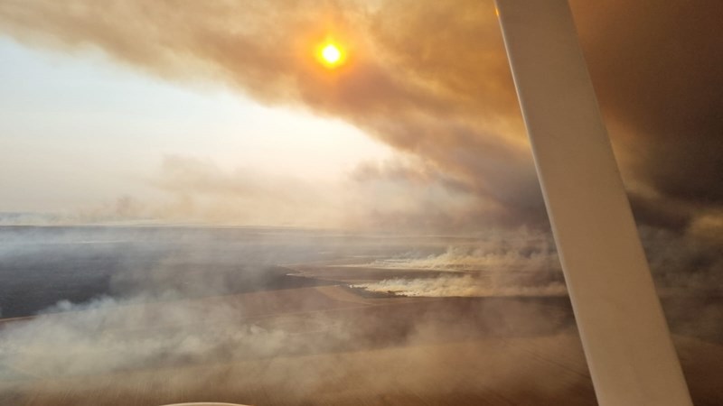 Landbounuus: LUR besoek brandgeteisterde plase in Noordwes | News Article