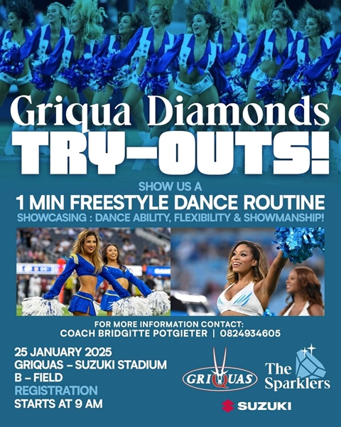 Griqua Diamonds hou proewe vir rasieleierspan | News Article