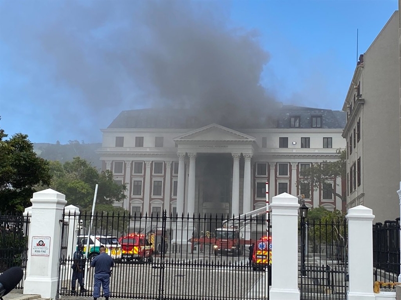 National Assembly sprinklers not serviced since 2017 - Report | News Article
