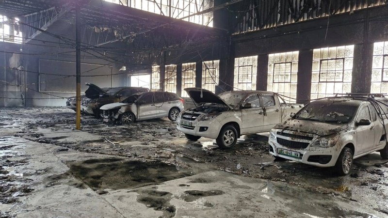 Brand in Potchefstroom beskadig motors by handelaar – VIDEO Brand in Potchefstroom beskadig motors by handelaar – VIDEO | News Article