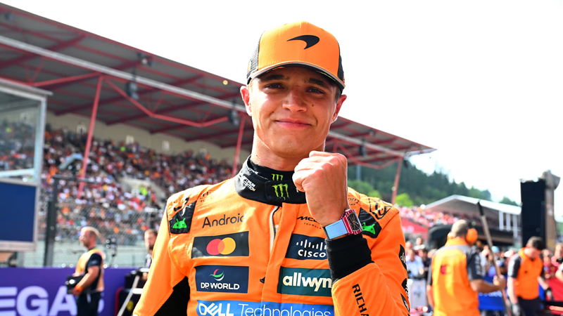 Norris on pole as McLaren dominate Belgian GP Qualifying Norris on pole as McLaren dominate Belgian GP Qualifying | News Article