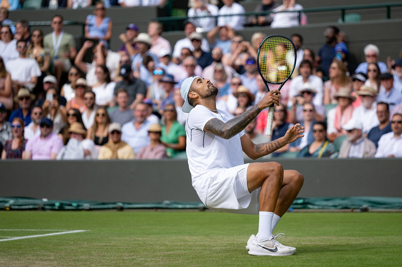 Fiery Kyrgios into SW19 semi-finals | News Article