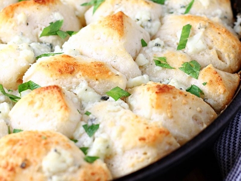 Your Weekend Breakfast Recipe Blue cheese rolls OFM