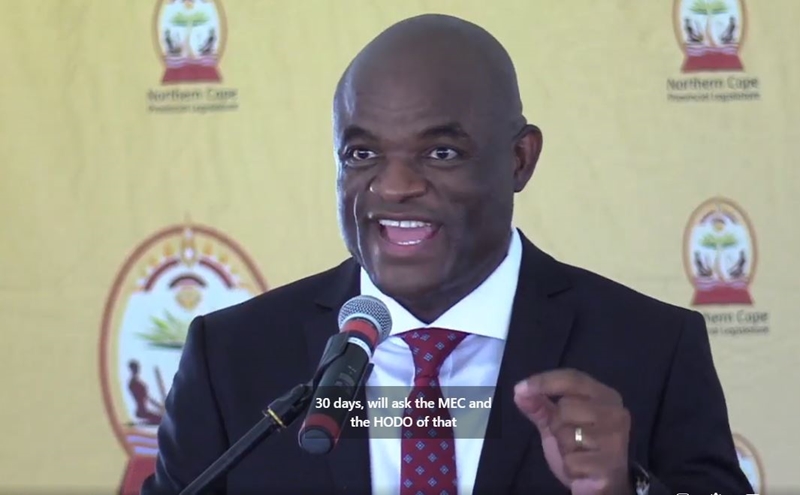 #NCSOPA: Saul vows to strengthen healthcare system | News Article