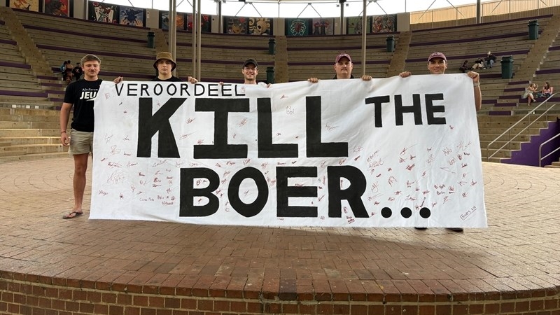 Nuwe eis dat NWU stem dik maak teen ‘Kill the boer’ | News Article