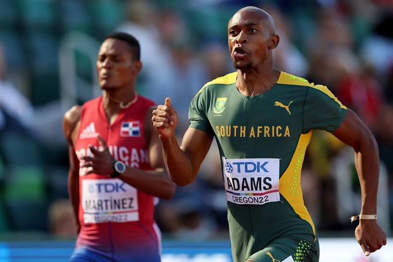 Adams into 200m final at World Champs | News Article