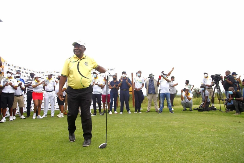 R350k to play golf with Ramaphosa to raise money – Mbalula | News Article