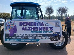 Trekker skep bewustheid oor dimensie, alzheimersiekte van Potchefstroom tot Bredasdorp | News Article