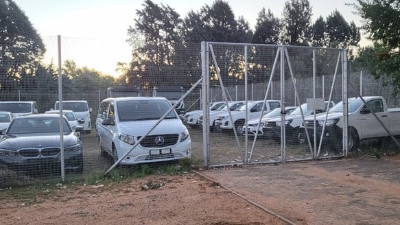 Hundreds of new police vehicles baking in the sun - PHOTOS | News Article