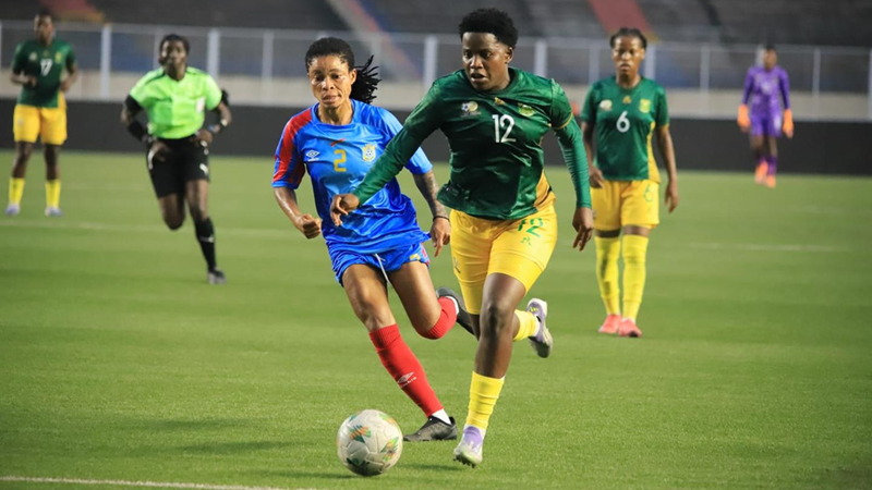 Banyana Banyana earn valuable away draw in Kinshasa Banyana Banyana earn valuable away draw in Kinshasa | News Article