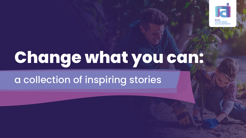 Change what you can: a collection of inspiring stories Change what you can: a collection of inspiring stories | News Article