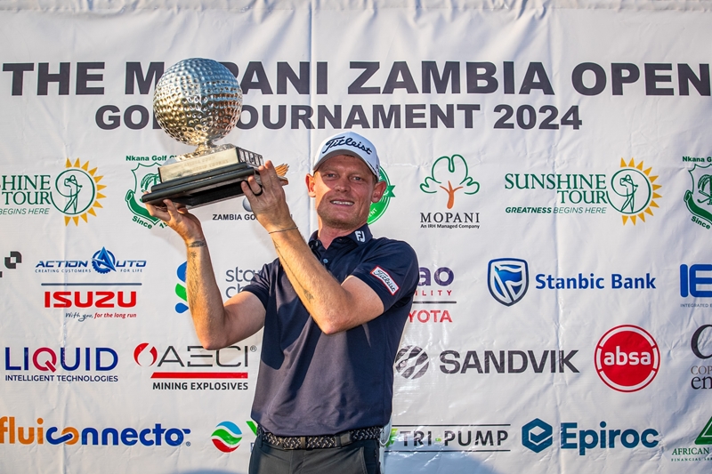 Viljoen bags third Sunshine Tour title at Zambia Open | News Article
