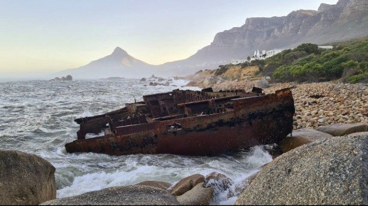 Oh, ship! Greek shipwreck drifts ashore in Cape Town | News Article