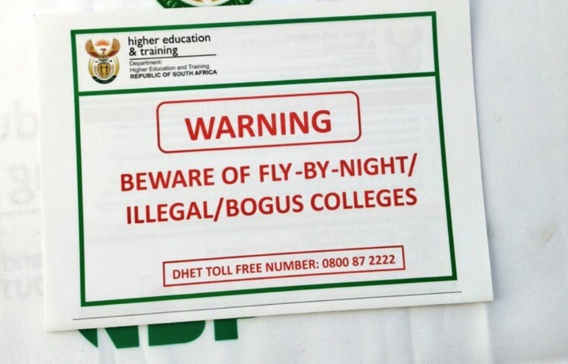 Education warns against flybynight colleges OFM