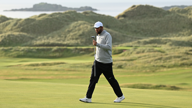 Scheffler pulls clear at The Open, leads by four heading into final day Scheffler pulls clear at The Open, leads by four heading into final day | News Article