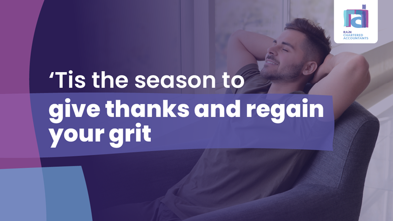 ‘Tis the season to give thanks and regain your grit | News Article