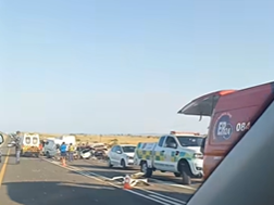 Eight injured in head-on collision on the N8 near Botshabelo | News Article