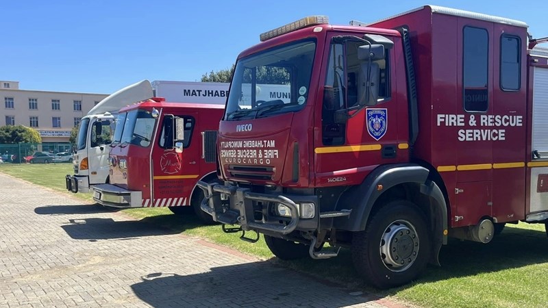 Matjhabeng unveils fire trucks worth millions | News Article