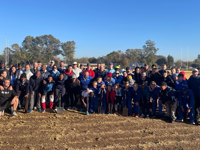 Relebeletse Primary School spog met nuwe sportveld | News Article