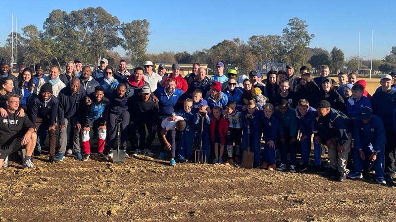 Relebeletse Primary School spog met nuwe sportveld | News Article