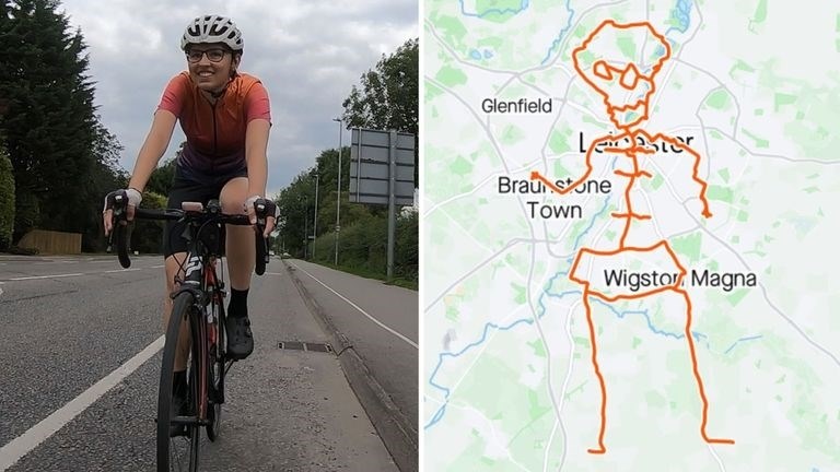 Weird Wide Web – Rebecca Laurel skep kuns deur fiets te ry Weird Wide Web – Rebecca Laurel skep kuns deur fiets te ry | News Article