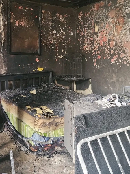 Gesin van Bloemfontein verloor alles in brand | News Article