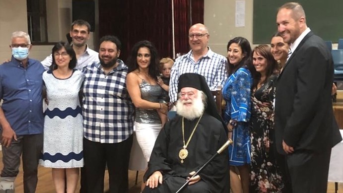 Greek Orthodox Church leader makes historic visit to Bfn | News Article