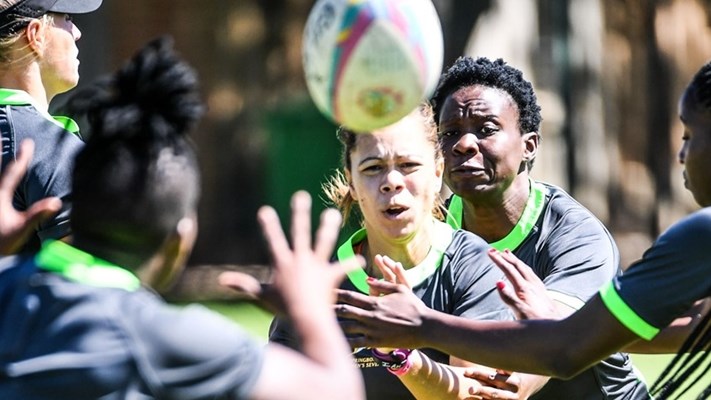 Dazel gets the ball rolling with Springbok Women's Sevens Dazel gets the ball rolling with Springbok Women's Sevens | News Article