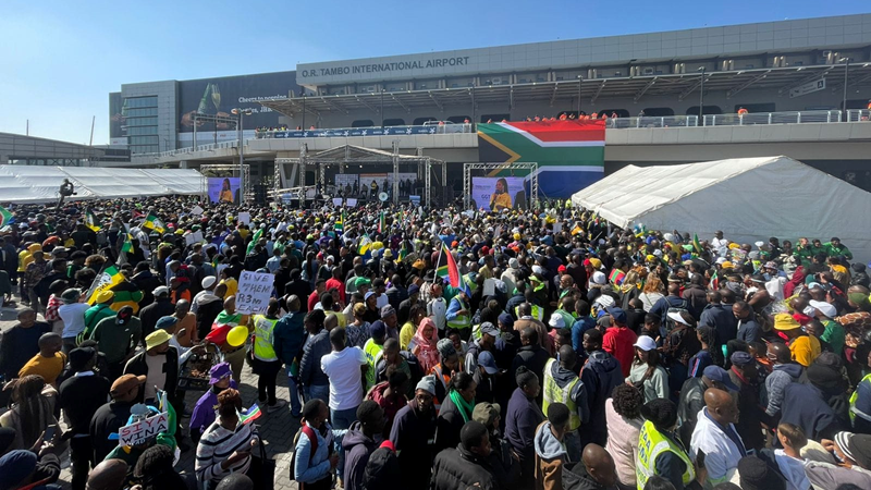 Heroic Banyana arrive back in South Africa Heroic Banyana arrive back in South Africa | News Article